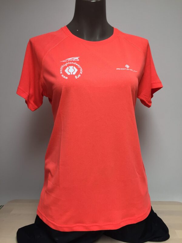 2021 Women’s West Highland Way Coral Tee shirt