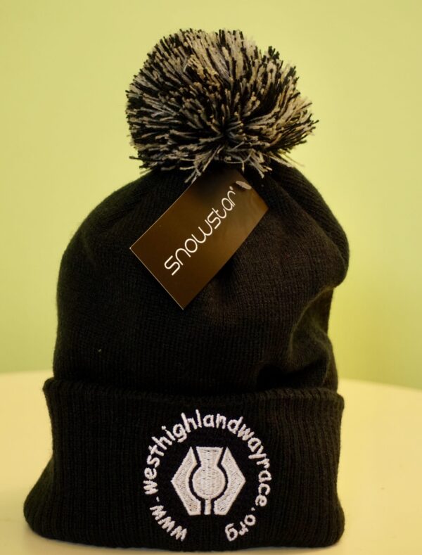 WHW CHILDREN’S POM POM BEANIE Navy/Grey